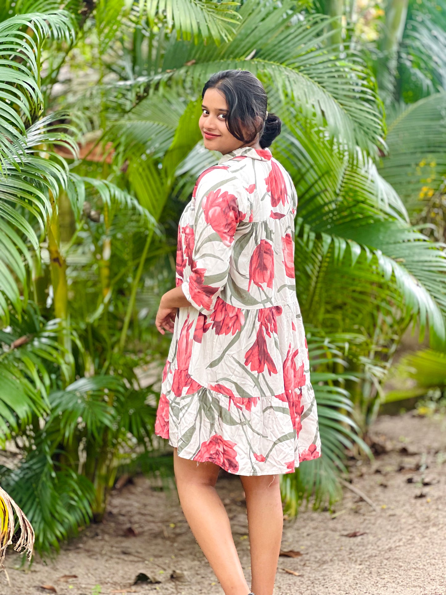 Floral Shirt Dress