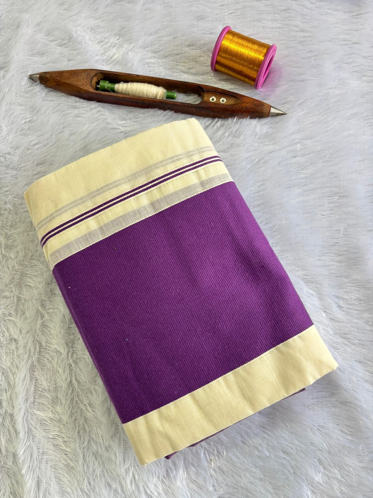 5x5 Kattikara Cotton Set Mundu – Premium Traditional Kerala Wear
