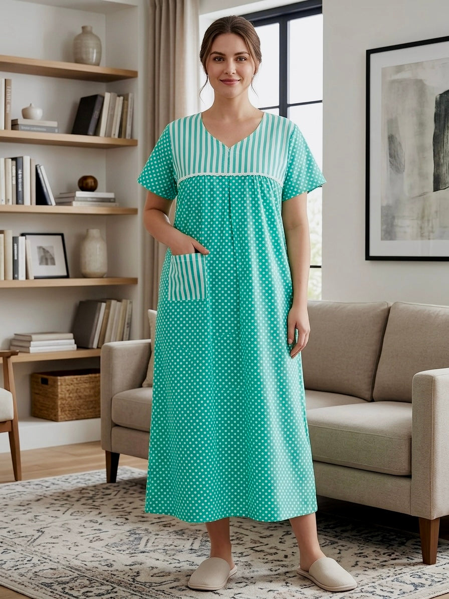 Mix n Match frock nighty🤍
