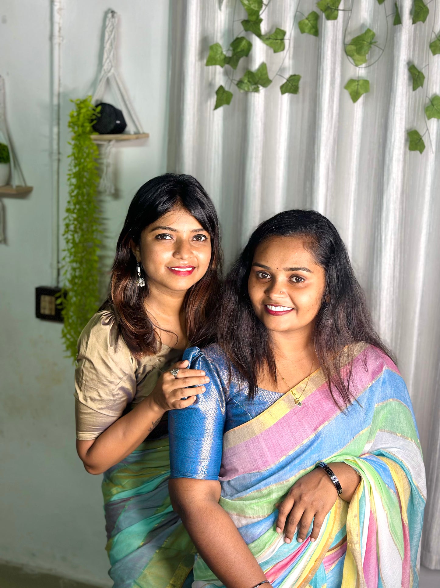 Multicolour Mul Cotton Saree – Soft Lightweight Daily Wear Saree for Women