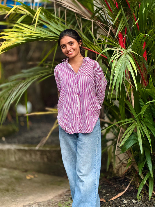 Striped Cotton Shirt – Casual Stylish Wear