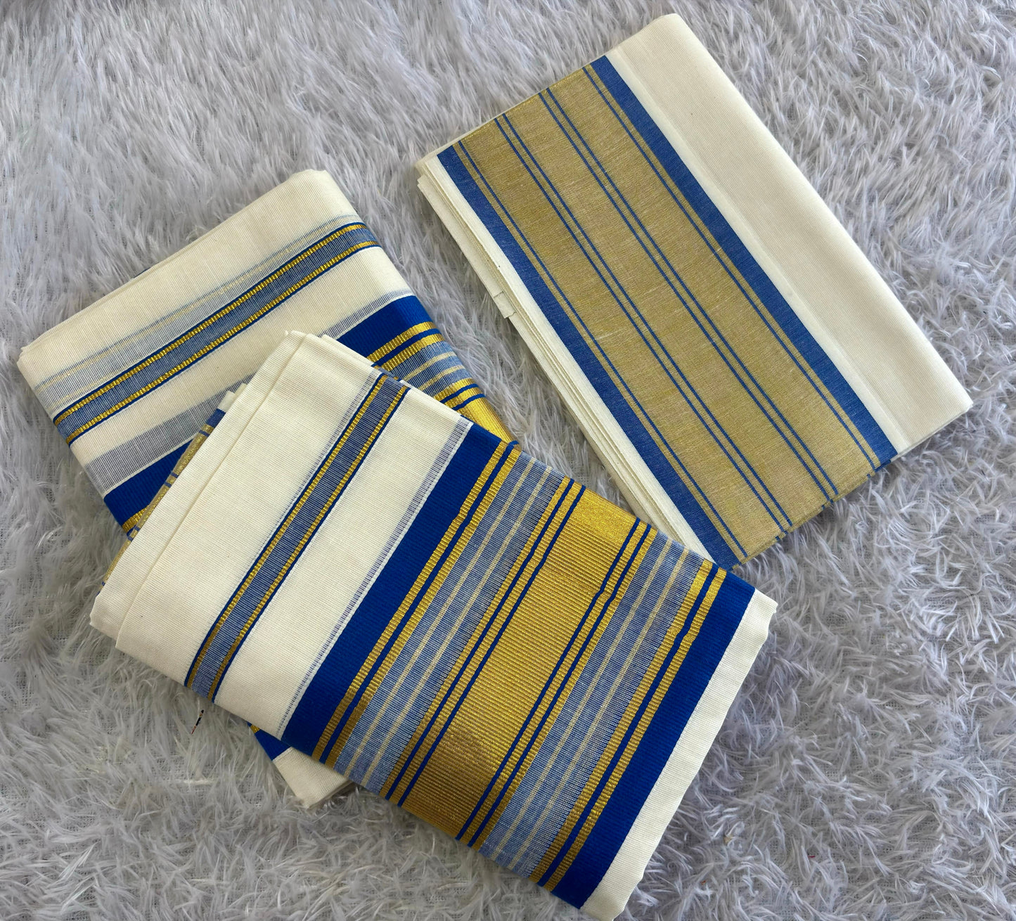 PRAKARTHI – Colour & Kasavu Fancy Set Mundu with Blouse