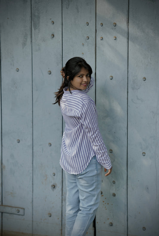 Women’s Striped Shirt – Casual Stylish Wear