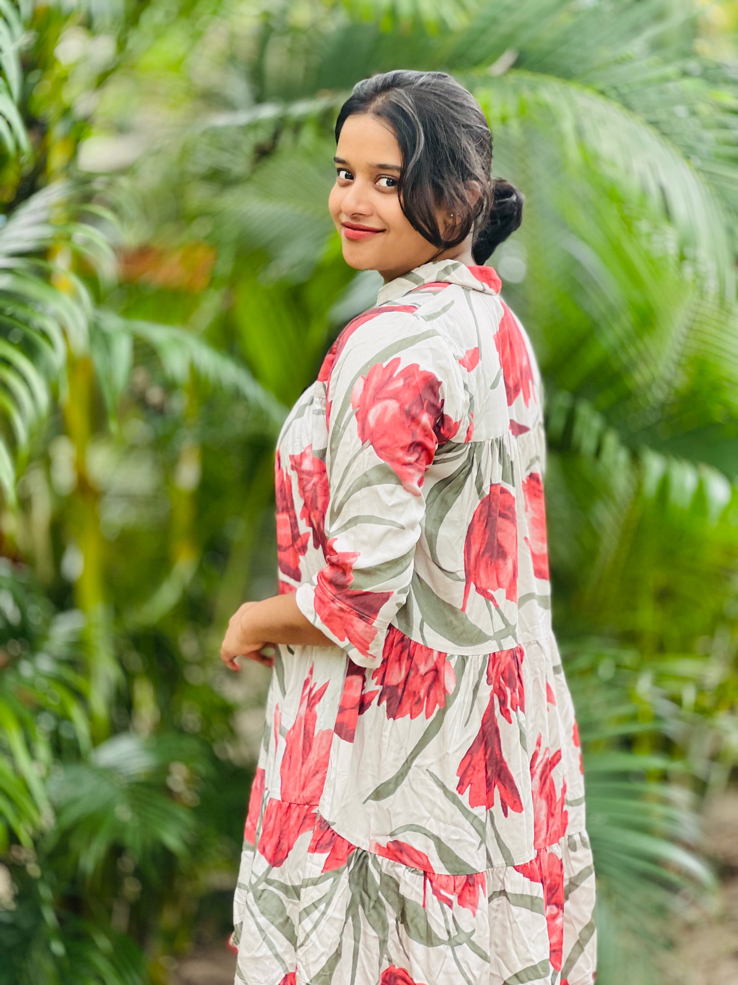 Floral Shirt Dress