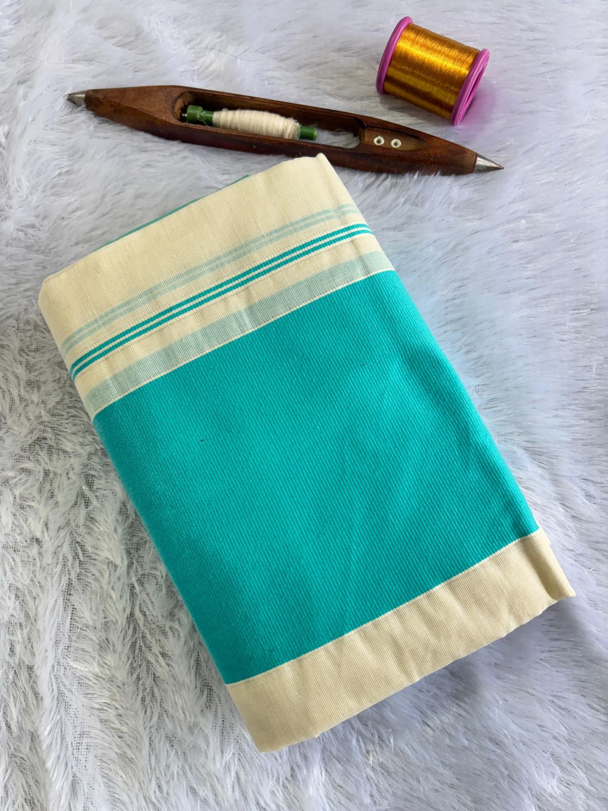 5x5 Kattikara Cotton Set Mundu – Premium Traditional Kerala Wear